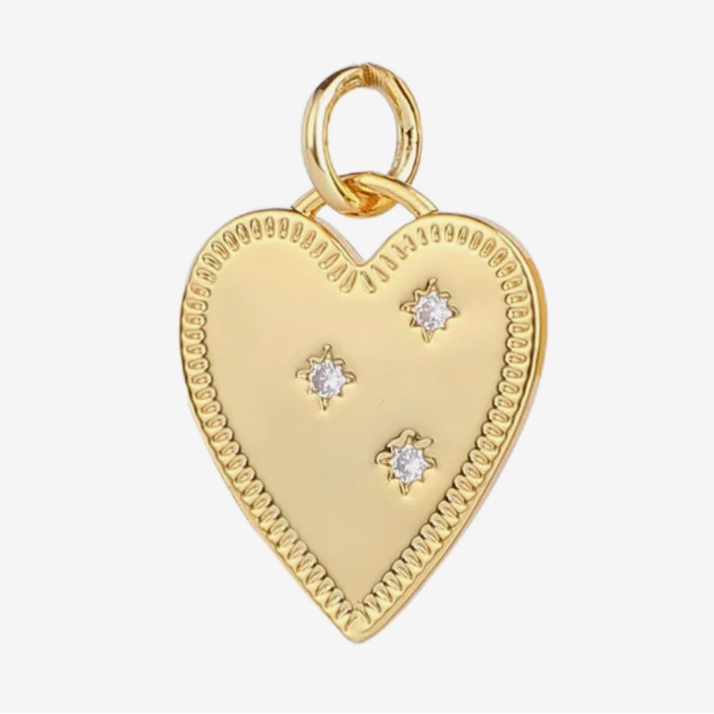 18k Diamond Heart Pendant - Picture 6 of 7